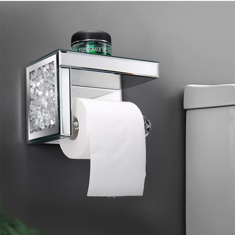 Luxury Lifestyle Wallpaper - Porte-papier toilette de luxe en cristal