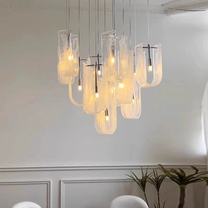 Quiet Luxury Lifestyle - Lampes suspendues LED en verre nuage