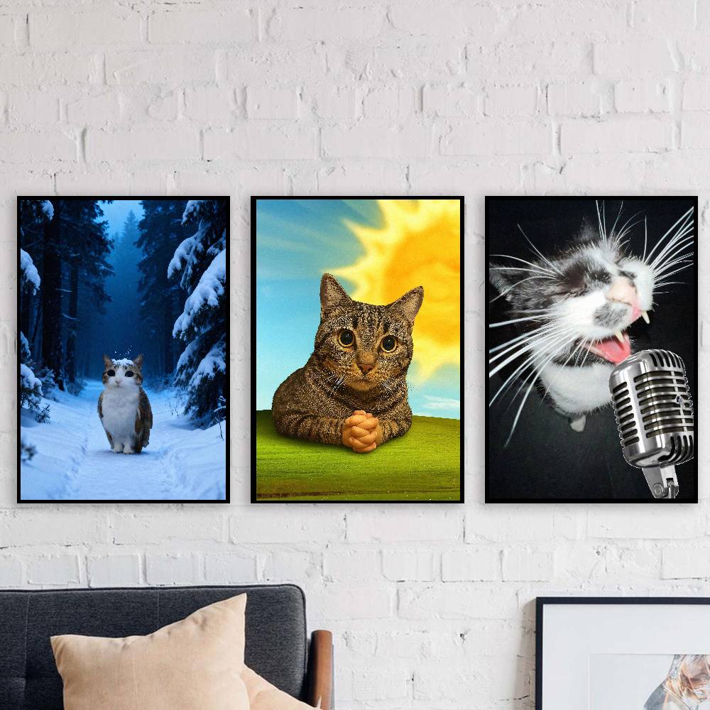 Affiche MEME de chat, grande,  - Luxury Lifestyle Wallpaper avis et prix
