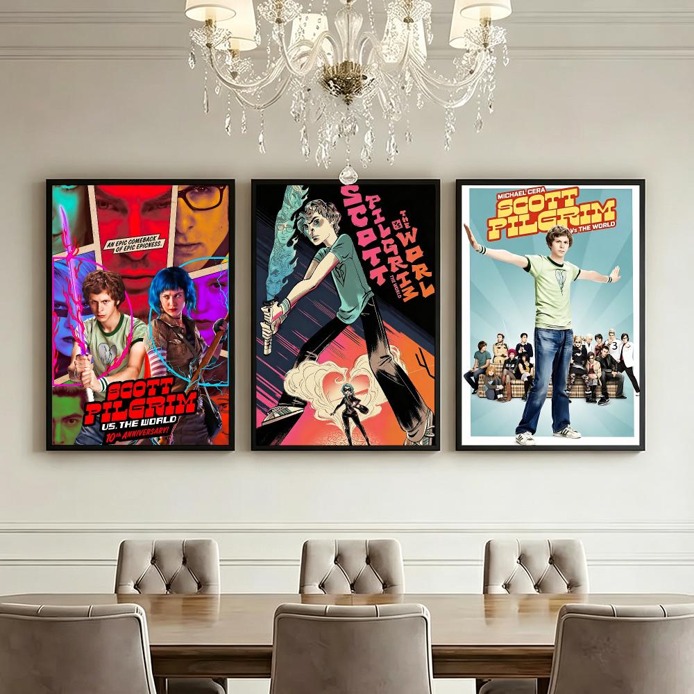 Affiche du film Scott Pilgrim  - Luxury Lifestyle Wallpaper avis et prix