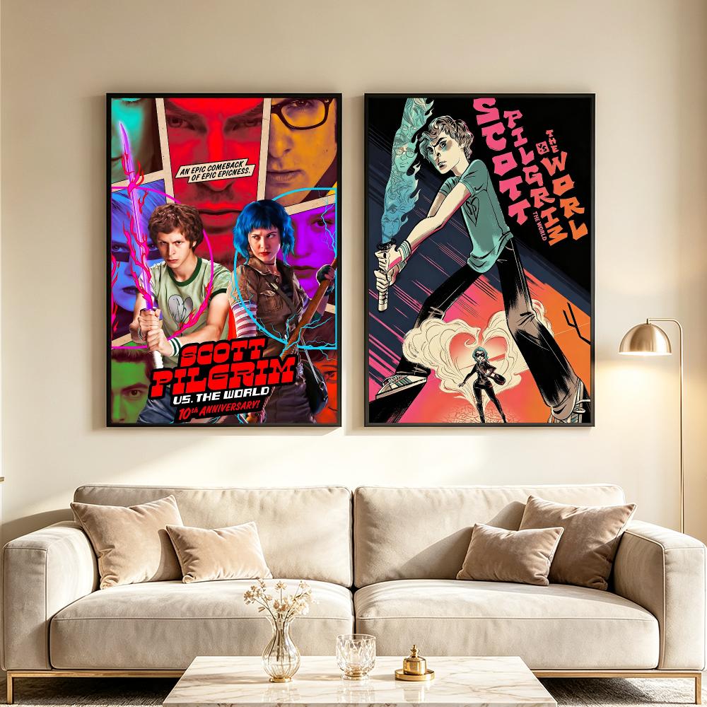 Affiche du film Scott Pilgrim  - Luxury Lifestyle Wallpaper avis et prix