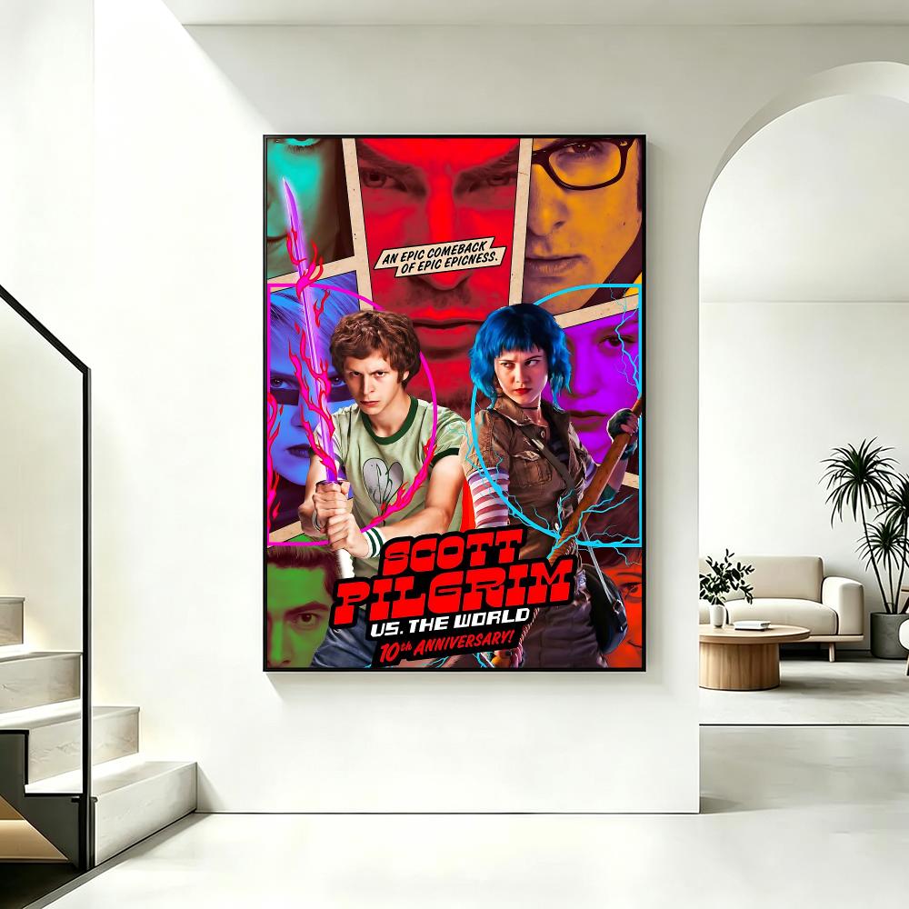 Affiche du film Scott Pilgrim  - Luxury Lifestyle Wallpaper avis et prix
