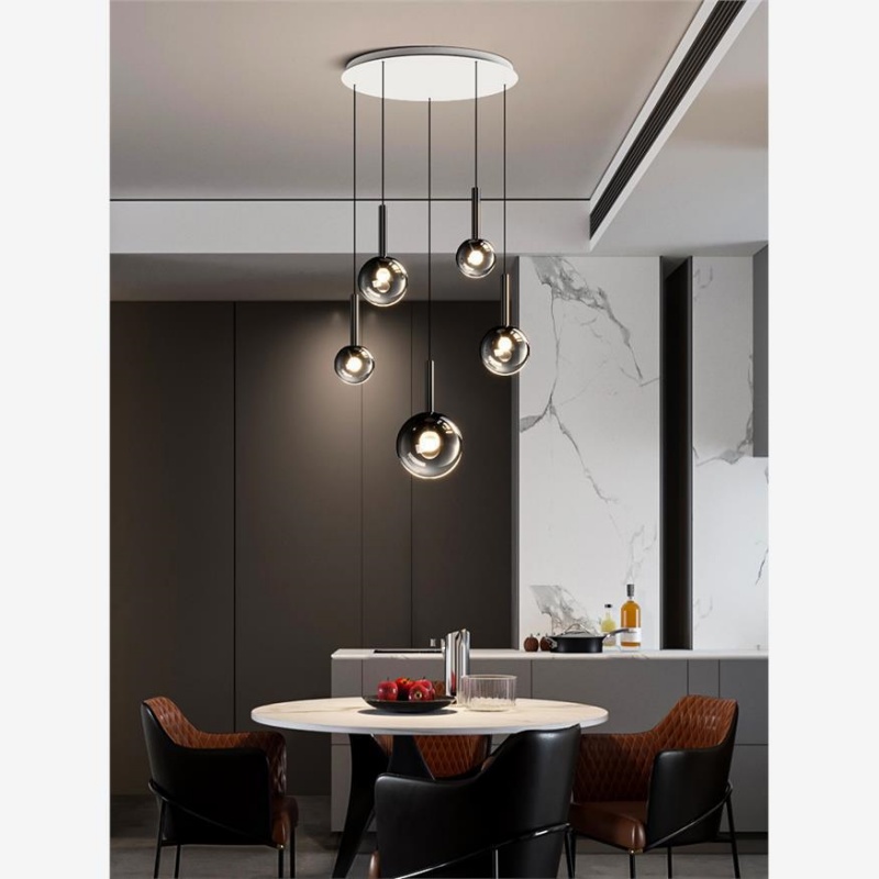 Lustre LED créatif en verre po - Quiet Luxury Lifestyle avis et prix