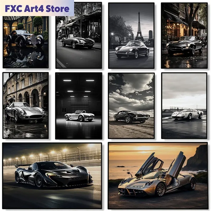 Affiche de voitures de marque  - Quiet Luxury Lifestyle avis et prix